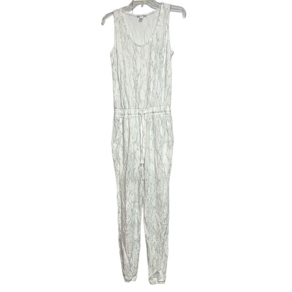 🆕 Daily Ritual Supersoft Terry Sleeveless Scoopneck Jumpsuit Snakeskin Print - Picture 4 of 12